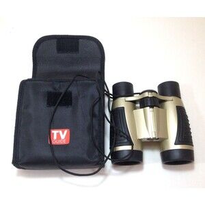 Vintage Promotional TV Guide Working Binoculars Not a Toy With Case